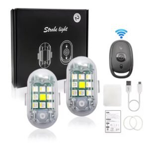 🚗✈️ Remote Control Aircraft Light for Bike & Car
